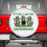 I Am The Shenanigans Spare Tire Cover Funny Irish Raccoon St Patricks Day