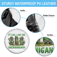 I Am The Shenanigans Spare Tire Cover Funny Irish Raccoon St Patricks Day