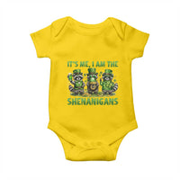 I Am The Shenanigans Baby Onesie Funny Irish Raccoon St Patricks Day