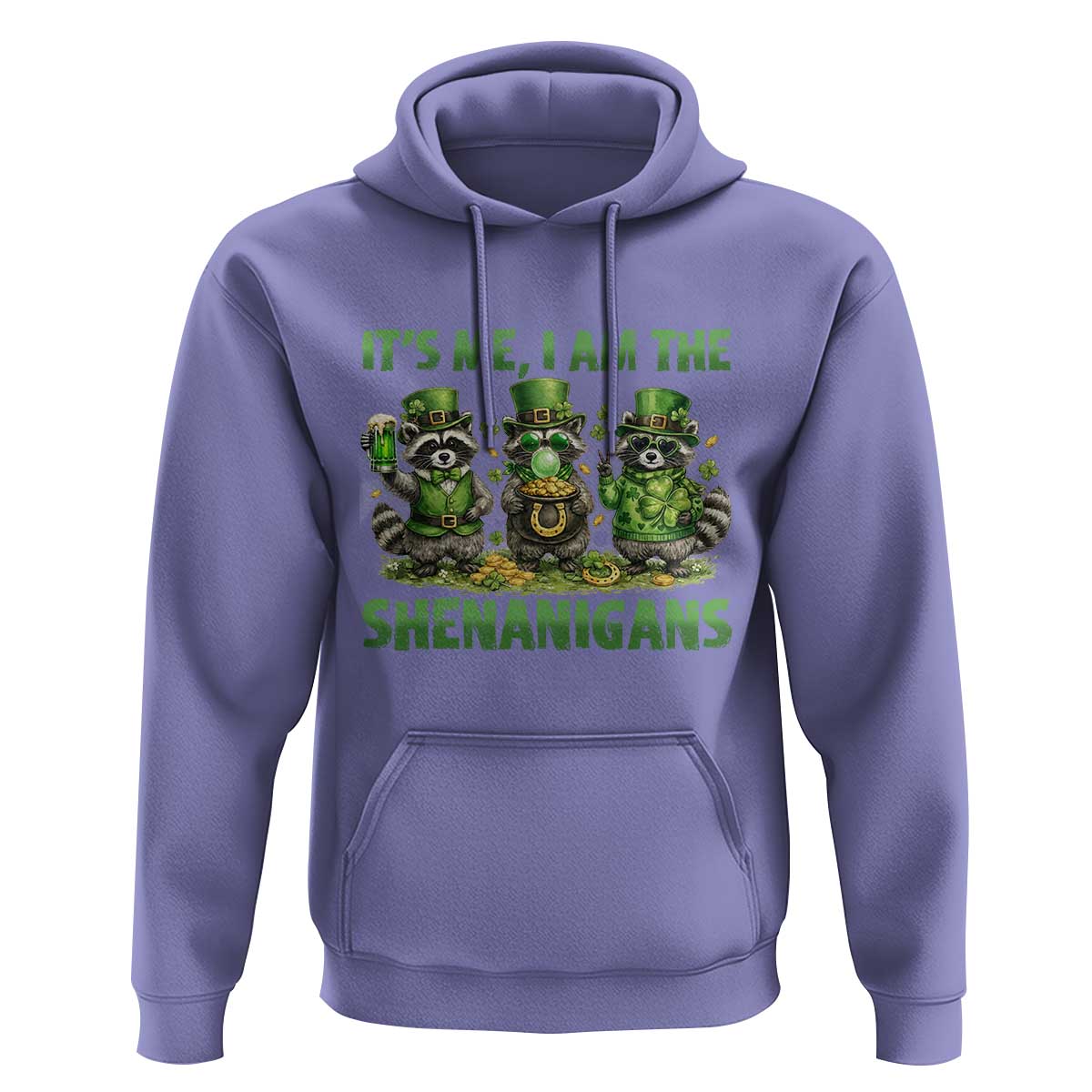 I Am The Shenanigans Hoodie Funny Irish Raccoon St Patricks Day