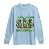I Am The Shenanigans Long Sleeve Shirt Funny Irish Raccoon St Patricks Day