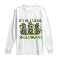 I Am The Shenanigans Long Sleeve Shirt Funny Irish Raccoon St Patricks Day