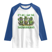 I Am The Shenanigans Raglan Shirt Funny Irish Raccoon St Patricks Day