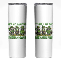 I Am The Shenanigans Skinny Tumbler Funny Irish Raccoon St Patricks Day