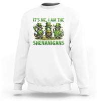 I Am The Shenanigans Sweatshirt Funny Irish Raccoon St Patricks Day