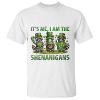 I Am The Shenanigans T Shirt Funny Irish Raccoon St Patricks Day