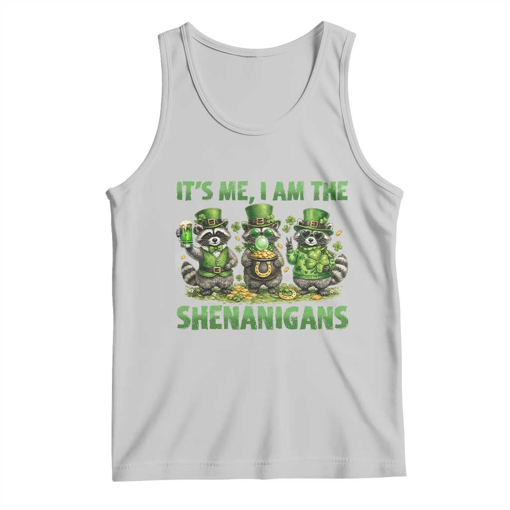 I Am The Shenanigans Tank Top Funny Irish Raccoon St Patricks Day