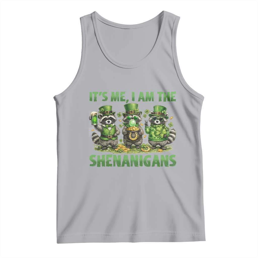 I Am The Shenanigans Tank Top Funny Irish Raccoon St Patricks Day