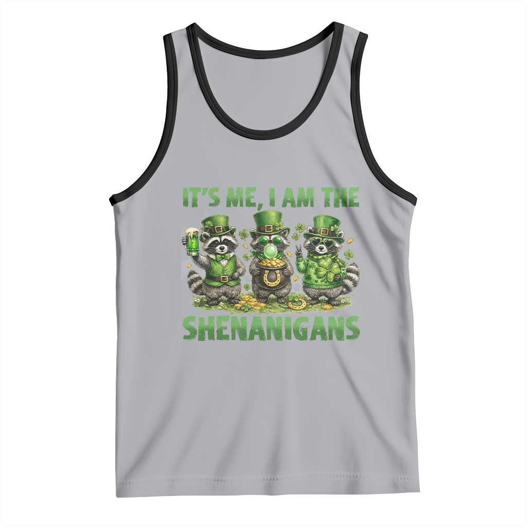 I Am The Shenanigans Tank Top Funny Irish Raccoon St Patricks Day