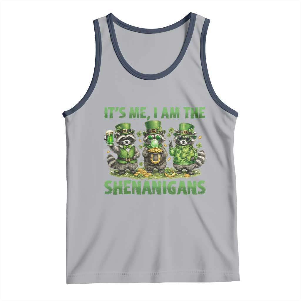 I Am The Shenanigans Tank Top Funny Irish Raccoon St Patricks Day