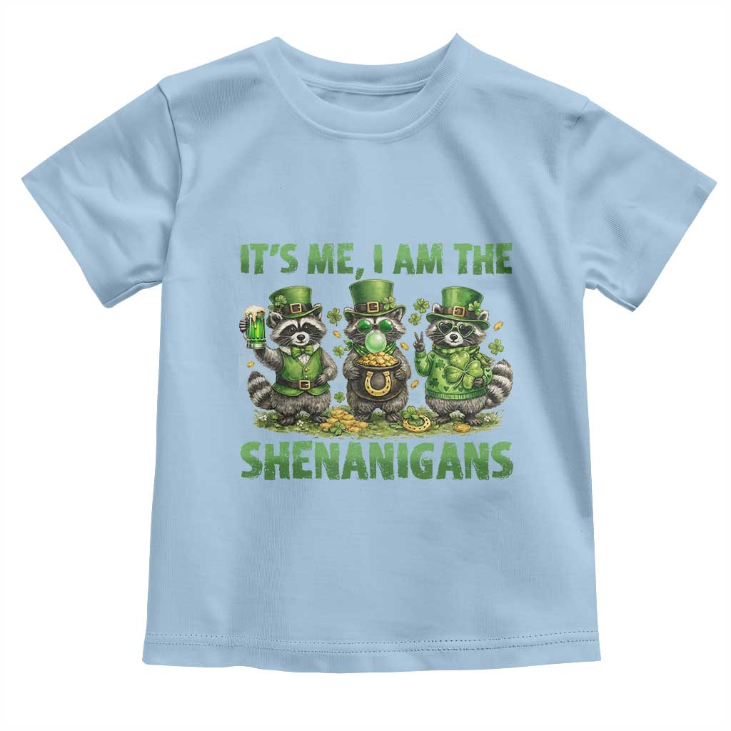 I Am The Shenanigans Toddler T Shirt Funny Irish Raccoon St Patricks Day
