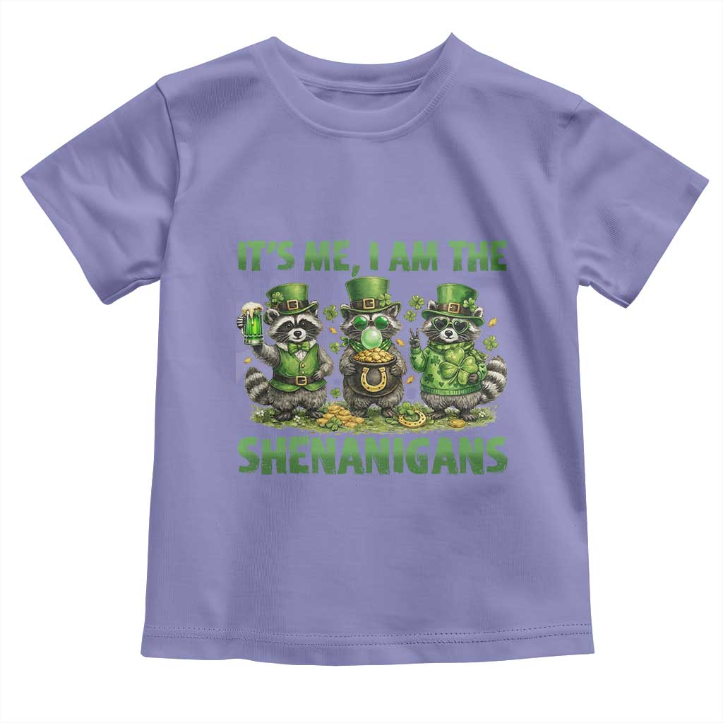 I Am The Shenanigans Toddler T Shirt Funny Irish Raccoon St Patricks Day
