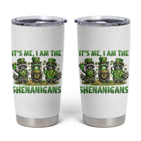 I Am The Shenanigans Tumbler Cup Funny Irish Raccoon St Patricks Day