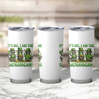 I Am The Shenanigans Tumbler Cup Funny Irish Raccoon St Patricks Day