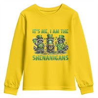 I Am The Shenanigans Youth Sweatshirt Funny Irish Raccoon St Patricks Day