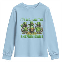 I Am The Shenanigans Youth Sweatshirt Funny Irish Raccoon St Patricks Day