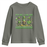 I Am The Shenanigans Youth Sweatshirt Funny Irish Raccoon St Patricks Day