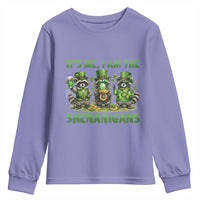 I Am The Shenanigans Youth Sweatshirt Funny Irish Raccoon St Patricks Day