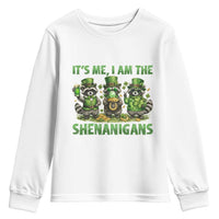 I Am The Shenanigans Youth Sweatshirt Funny Irish Raccoon St Patricks Day