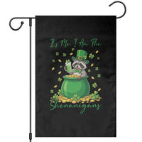I Am The Shenanigans Garden Flag Funny Irish Raccoon