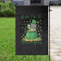 I Am The Shenanigans Garden Flag Funny Irish Raccoon