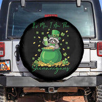 I Am The Shenanigans Spare Tire Cover Funny Irish Raccoon