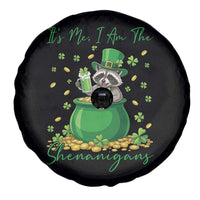 I Am The Shenanigans Spare Tire Cover Funny Irish Raccoon
