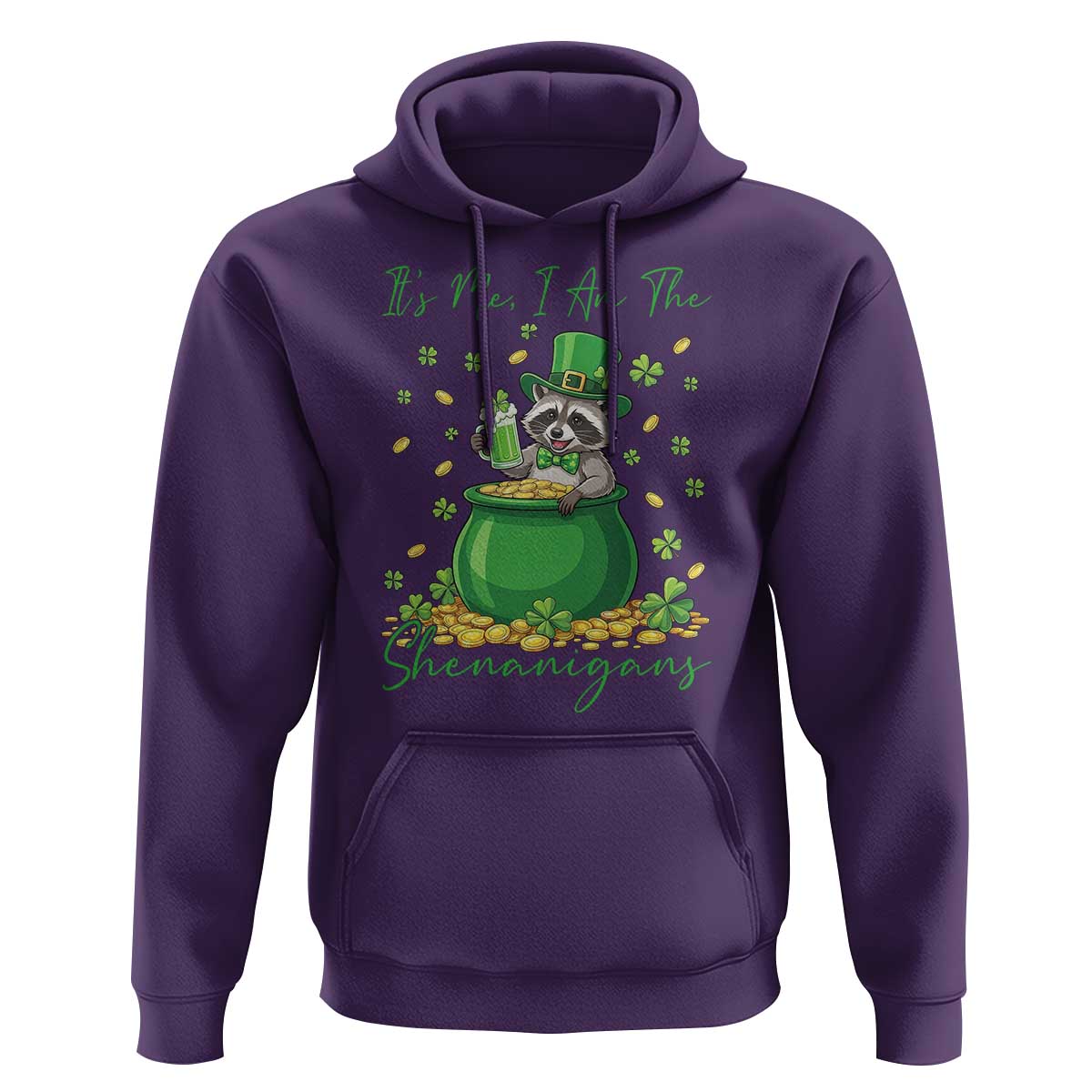 I Am The Shenanigans Hoodie Funny Irish Raccoon