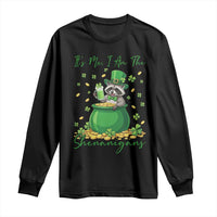 I Am The Shenanigans Long Sleeve Shirt Funny Irish Raccoon
