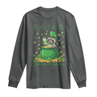 I Am The Shenanigans Long Sleeve Shirt Funny Irish Raccoon