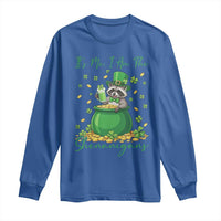 I Am The Shenanigans Long Sleeve Shirt Funny Irish Raccoon