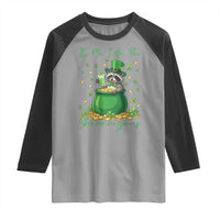 I Am The Shenanigans Raglan Shirt Funny Irish Raccoon