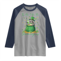 I Am The Shenanigans Raglan Shirt Funny Irish Raccoon