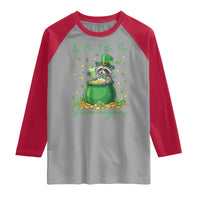 I Am The Shenanigans Raglan Shirt Funny Irish Raccoon