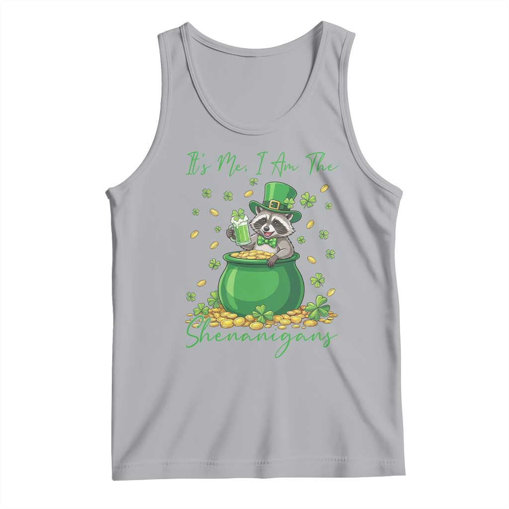 I Am The Shenanigans Tank Top Funny Irish Raccoon