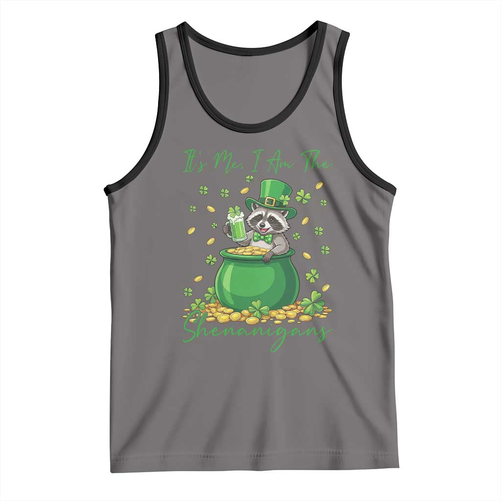 I Am The Shenanigans Tank Top Funny Irish Raccoon
