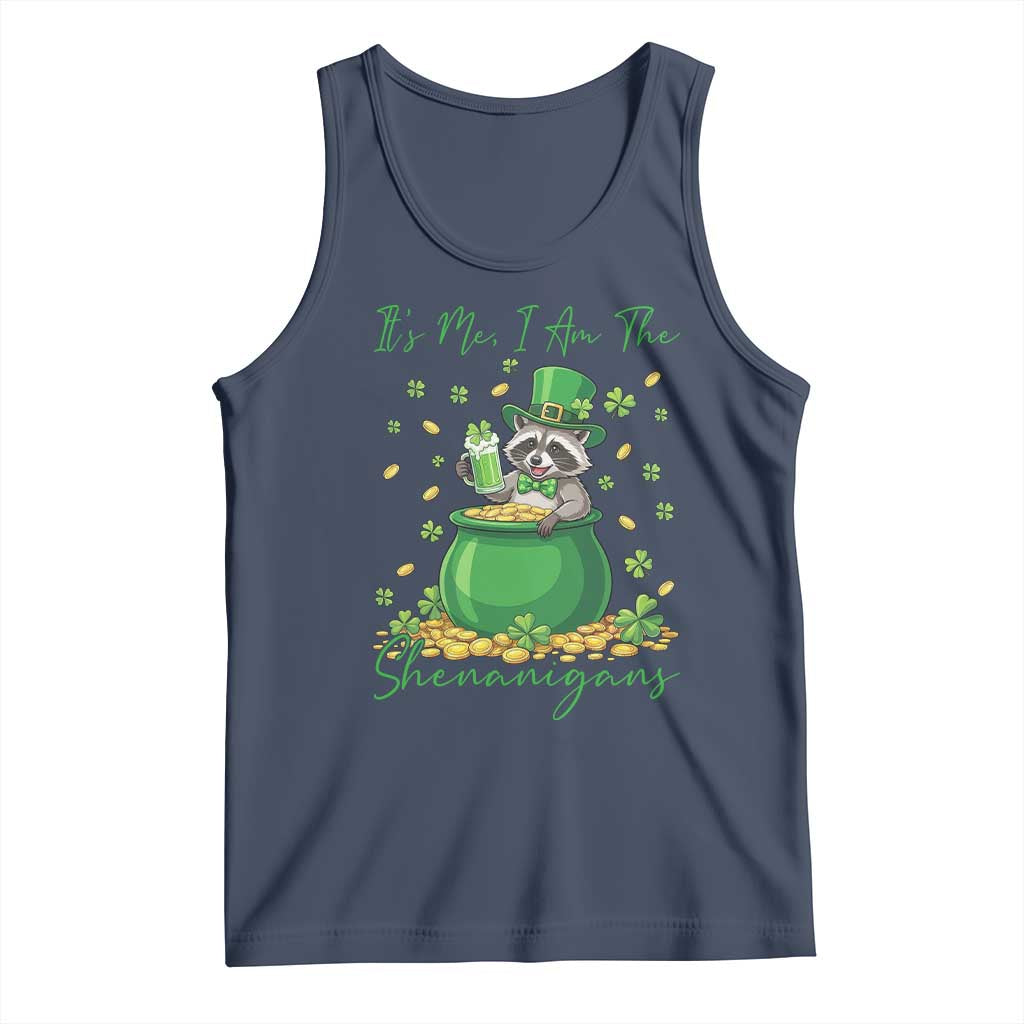 I Am The Shenanigans Tank Top Funny Irish Raccoon