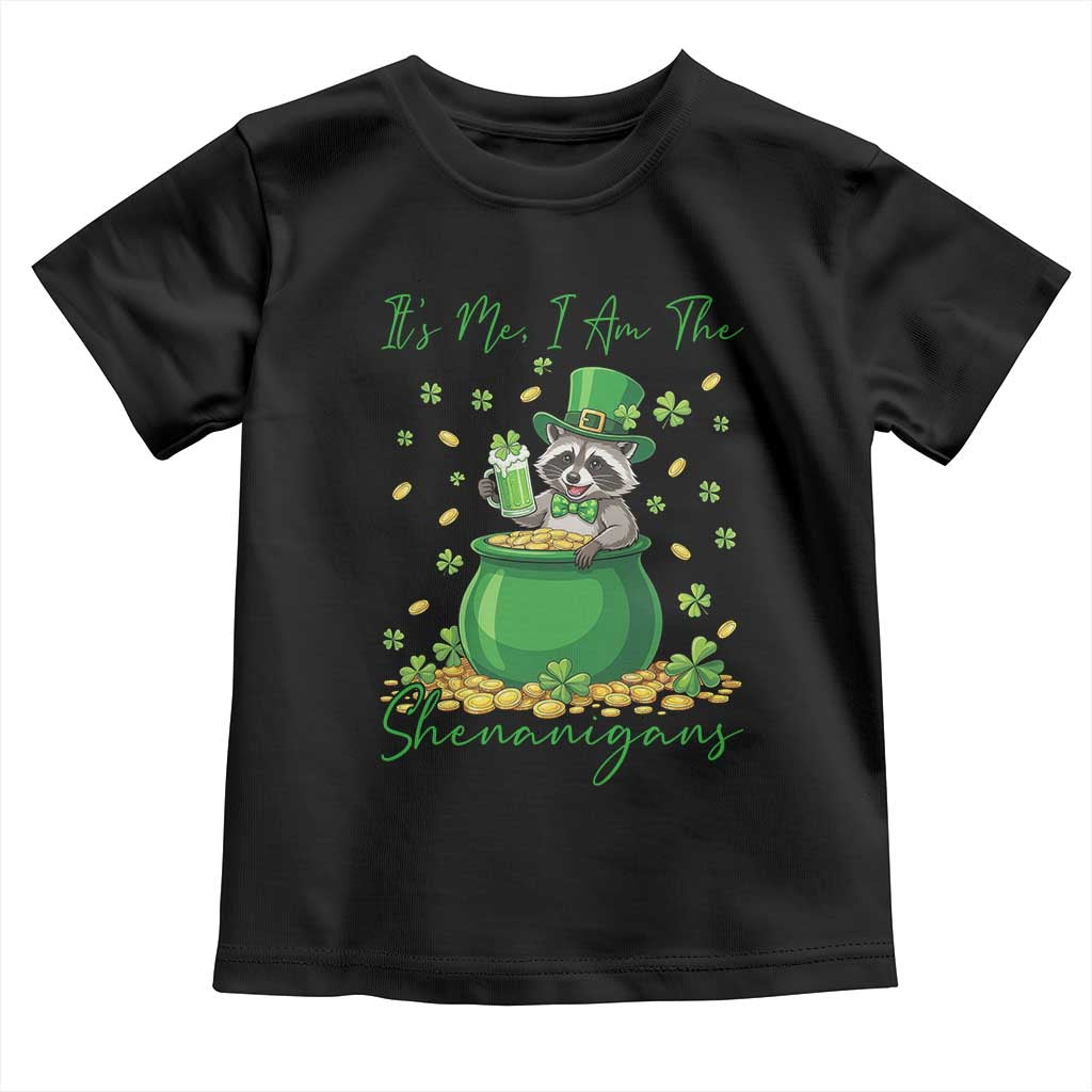 I Am The Shenanigans Toddler T Shirt Funny Irish Raccoon