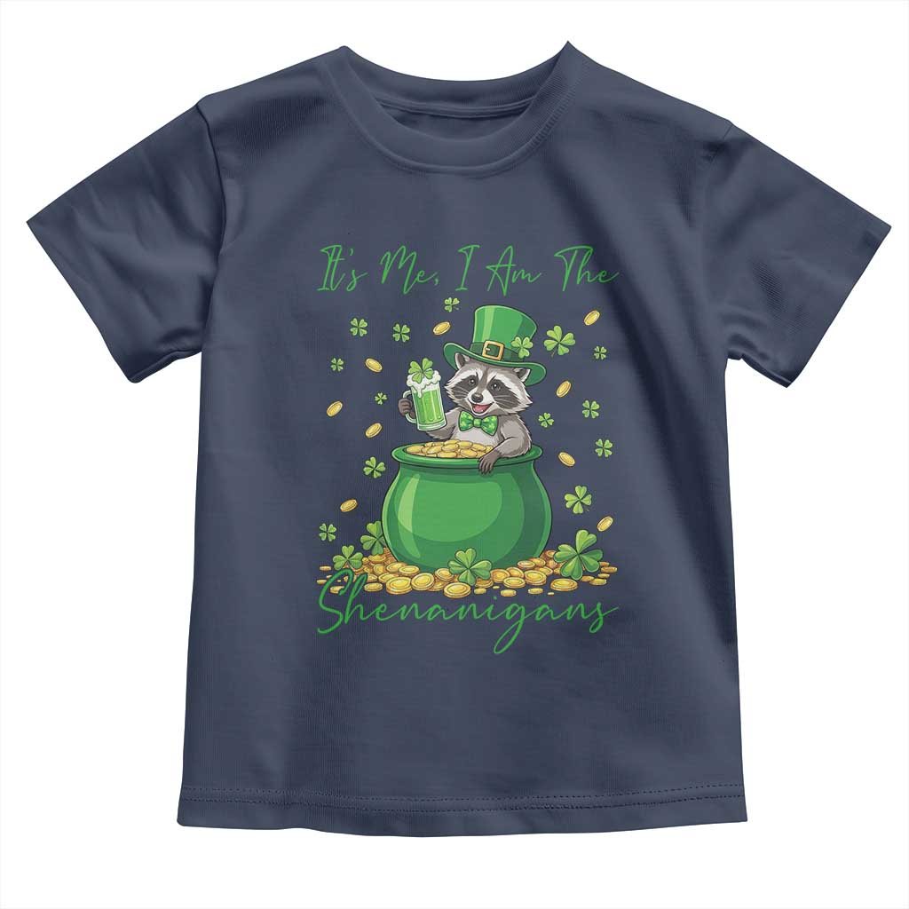 I Am The Shenanigans Toddler T Shirt Funny Irish Raccoon
