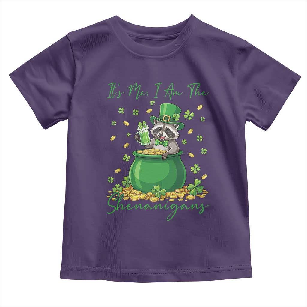 I Am The Shenanigans Toddler T Shirt Funny Irish Raccoon