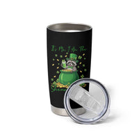 I Am The Shenanigans Tumbler Cup Funny Irish Raccoon
