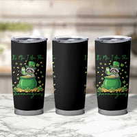 I Am The Shenanigans Tumbler Cup Funny Irish Raccoon