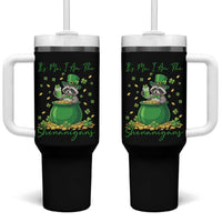I Am The Shenanigans Tumbler With Handle Funny Irish Raccoon