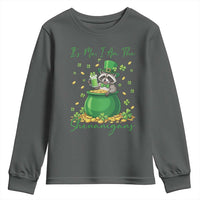 I Am The Shenanigans Youth Sweatshirt Funny Irish Raccoon