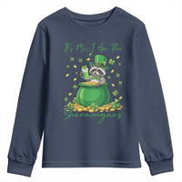 I Am The Shenanigans Youth Sweatshirt Funny Irish Raccoon