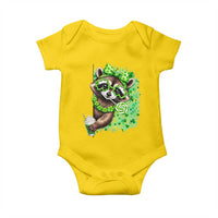 Funny Raccoon St Patricks Day Baby Onesie Irish Party Animal Gift