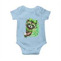 Funny Raccoon St Patricks Day Baby Onesie Irish Party Animal Gift