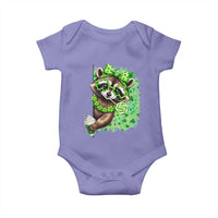 Funny Raccoon St Patricks Day Baby Onesie Irish Party Animal Gift