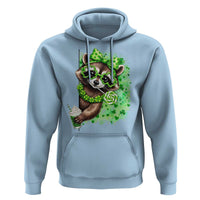 Funny Raccoon St Patricks Day Hoodie Irish Party Animal Gift