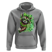 Funny Raccoon St Patricks Day Hoodie Irish Party Animal Gift